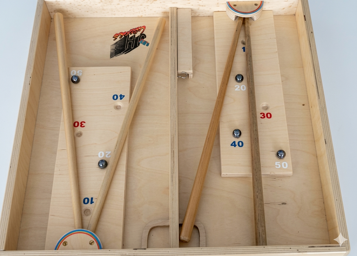 Houten spel - Knikkermikken